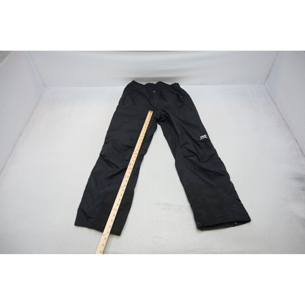 Helly Hansen Snow Pants Mens Large Black Taper Helly Tech Ski Winter Waterproof